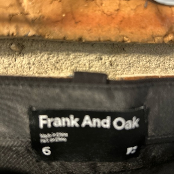 NEW Frank + Oak The Jane High Rise Straight Leg Trouser Pant - Picture 8 of 9